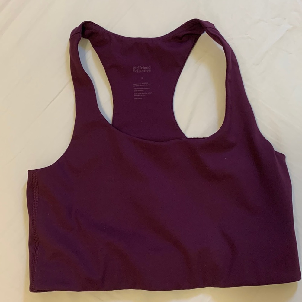 Girlfriend Collective Plum Paloma Bra